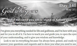 God Whispers Sample Page Vol. 1 Day 148